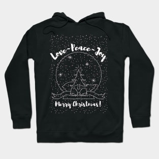 Christmas Greetings 3- Love~Peace~Joy! Hoodie